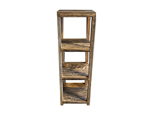 Offenes Holzregal aus Altholz – 45 × 45 × 150 cm
