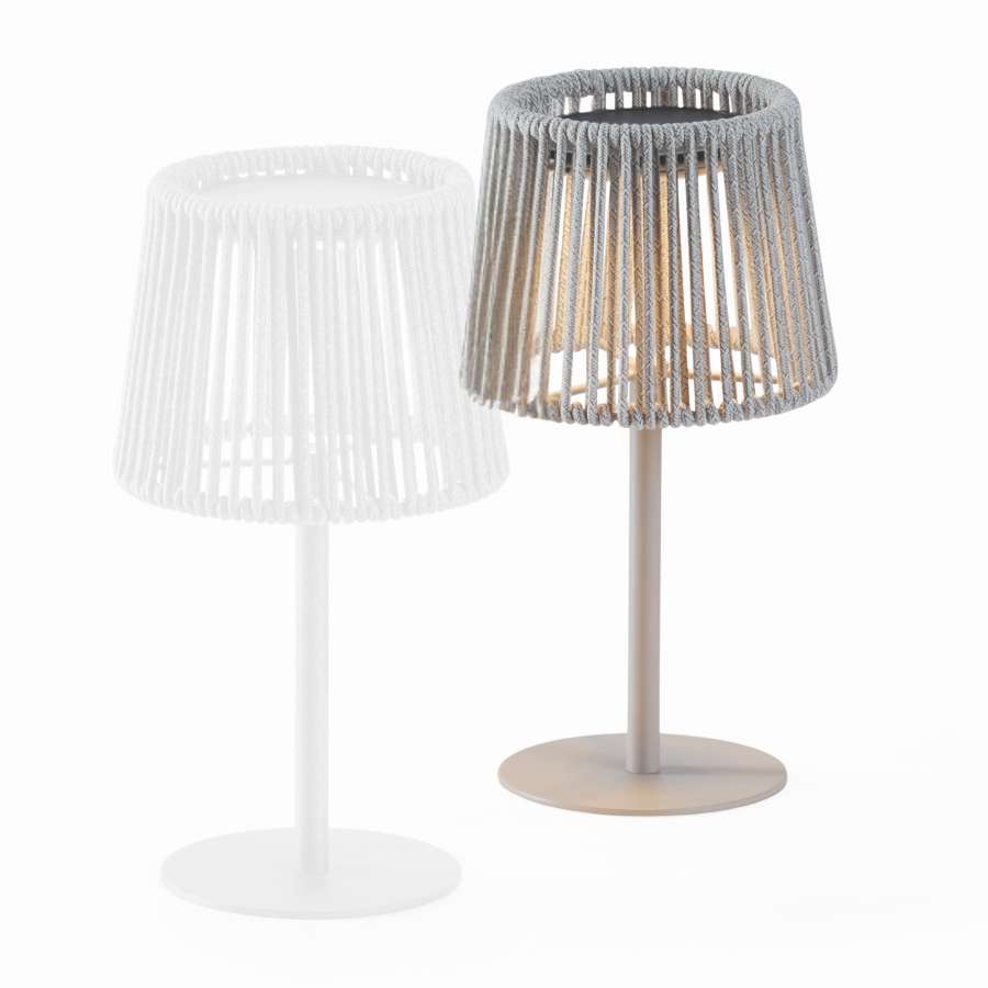 Solarleuchten beige