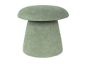 Samt-Pouf Mushroom von Leitmotiv – Hocker in Pilzform | Ø 39,5 cm
