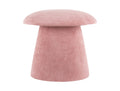 Samt-Pouf Mushroom von Leitmotiv – Hocker in Pilzform | Ø 39,5 cm