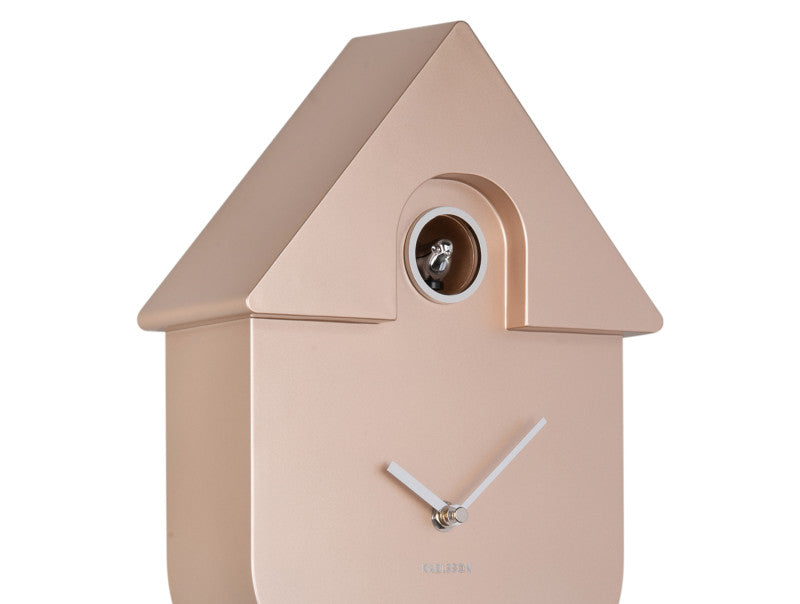 Wanduhr Modern Cuckoo Metallic – Rose gold