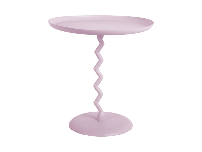 Beistelltisch Zig Zag – Soft Purple | Ø 40 cm