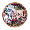 Schale Exotic Leaves aus Mangoholz – 25 cm