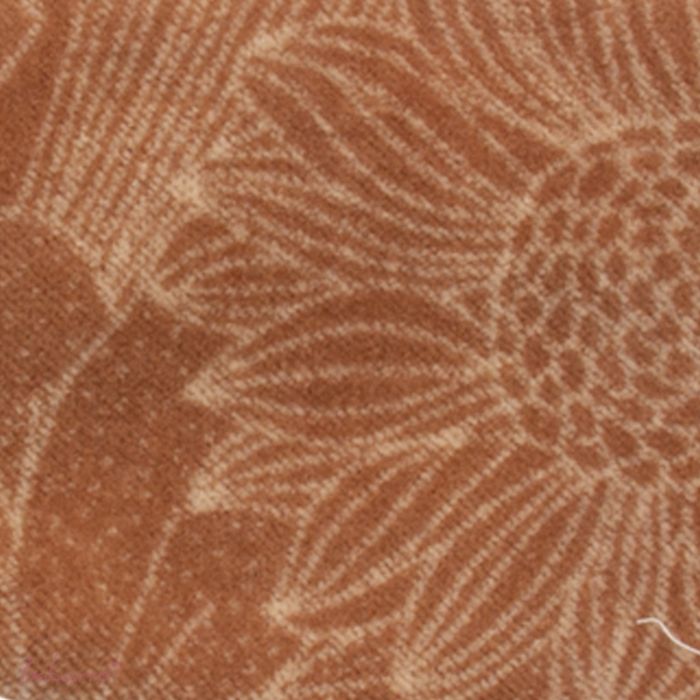 Schlafmaske Pure Camel – Weicher Baumwollsamt mit Blumenmuster