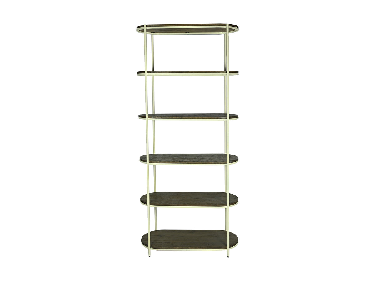 Bücherregal 90 × 38 × 200 cm – Mid-Century Style