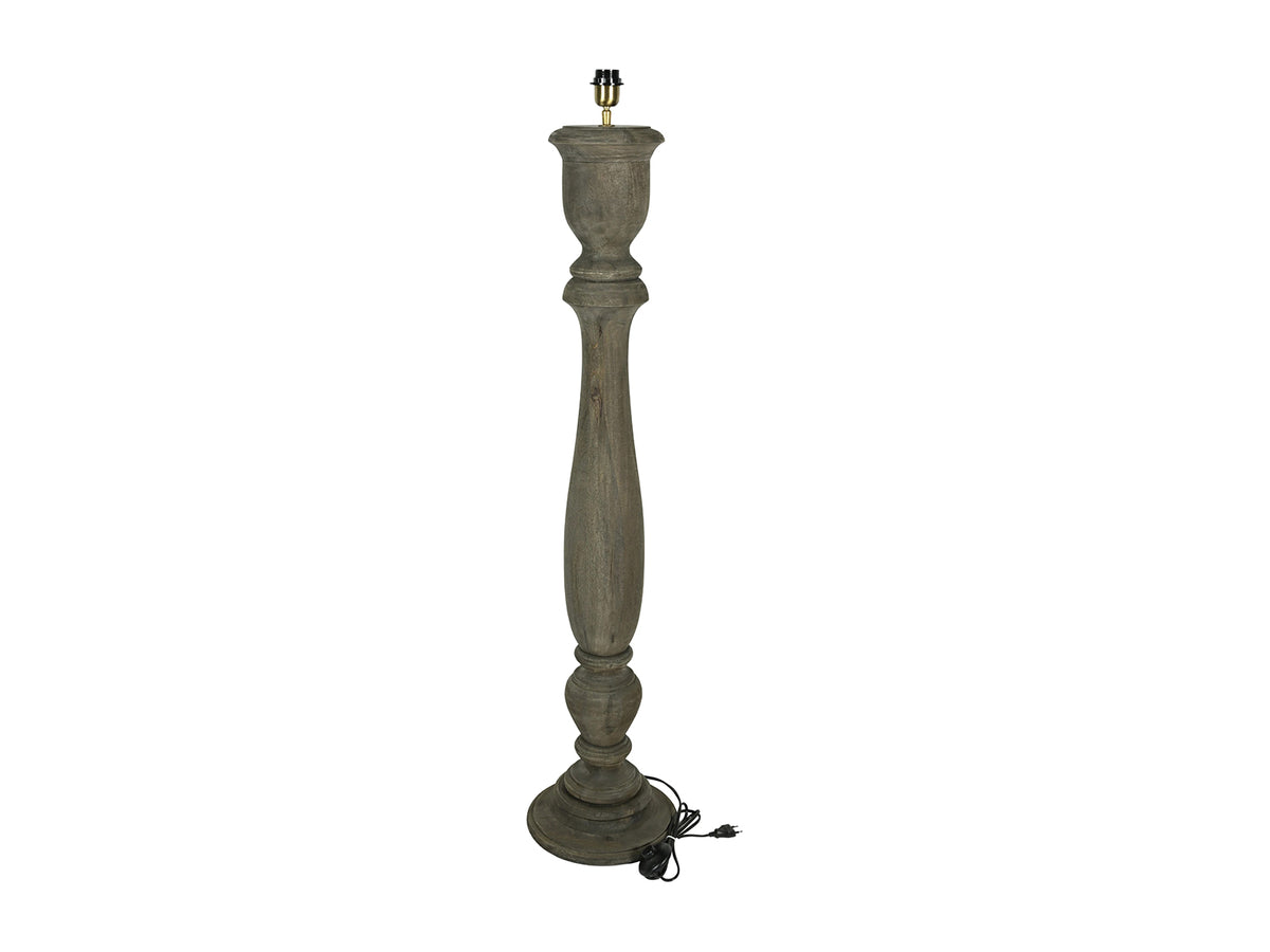 Stehlampe Old Brown aus Holz – 125 cm