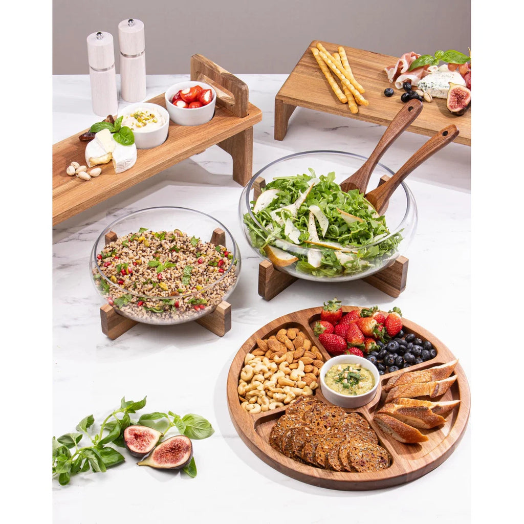 Gather Large Glass Salad Bowl