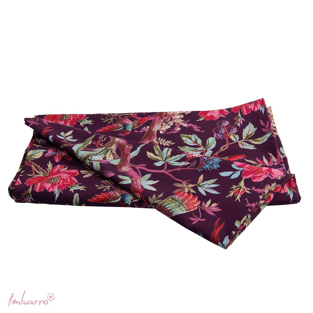 Tischdecke Paradise Purple – Florales Design, 150 × 240 cm