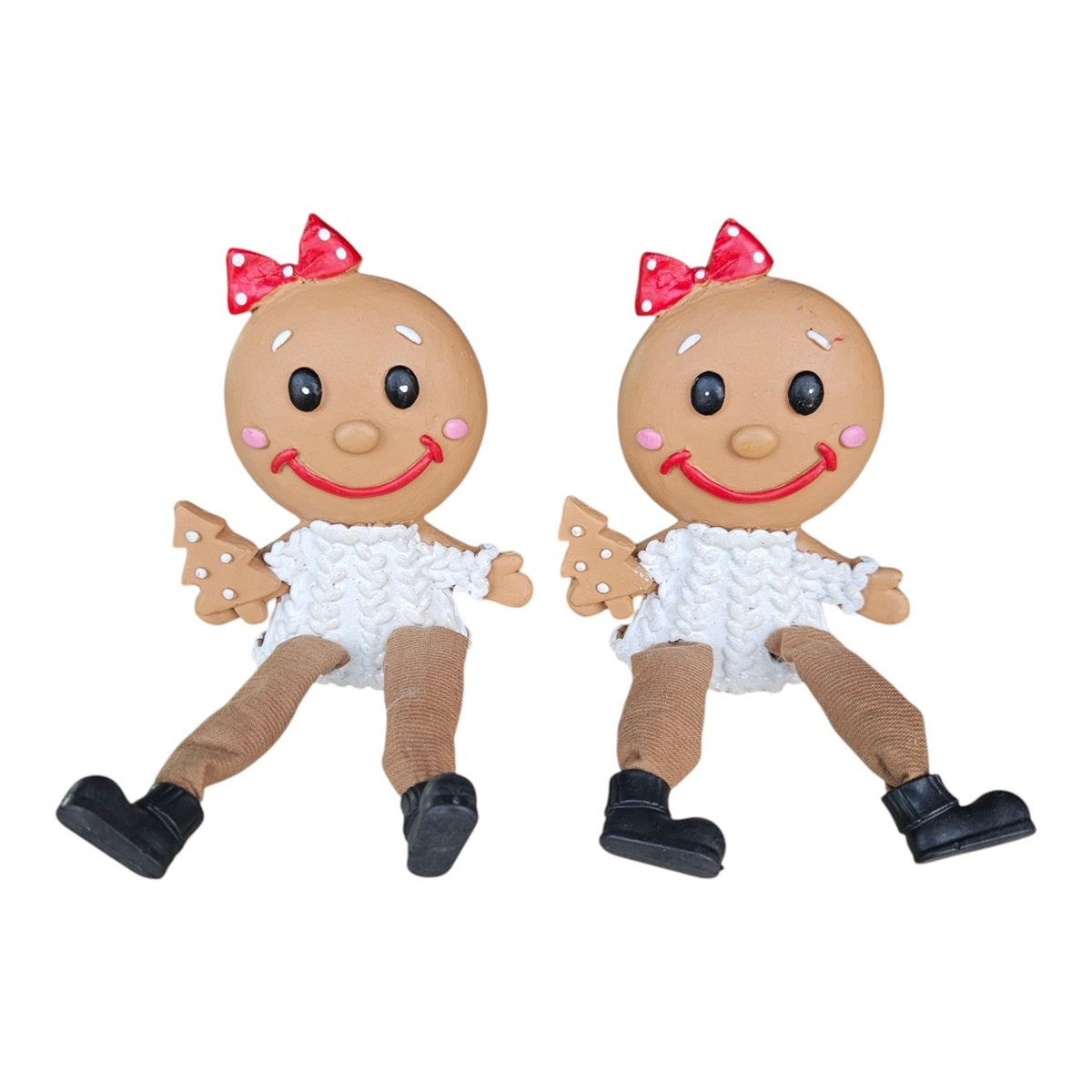 Gingerbread-Anhänger mit baumelnden Beinen