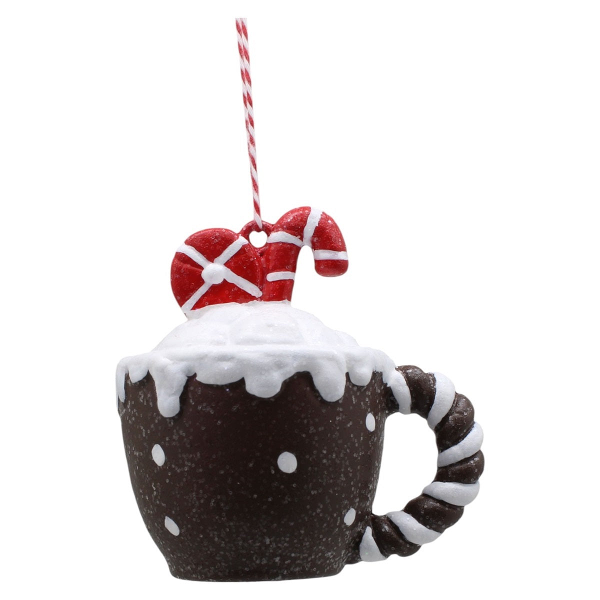 Weihnachtsanhänger „Candy Cane Cup“ – Schokolade