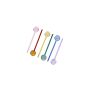 Kaffeelöffel Glas Multifarbe Tilly - 6er-Set