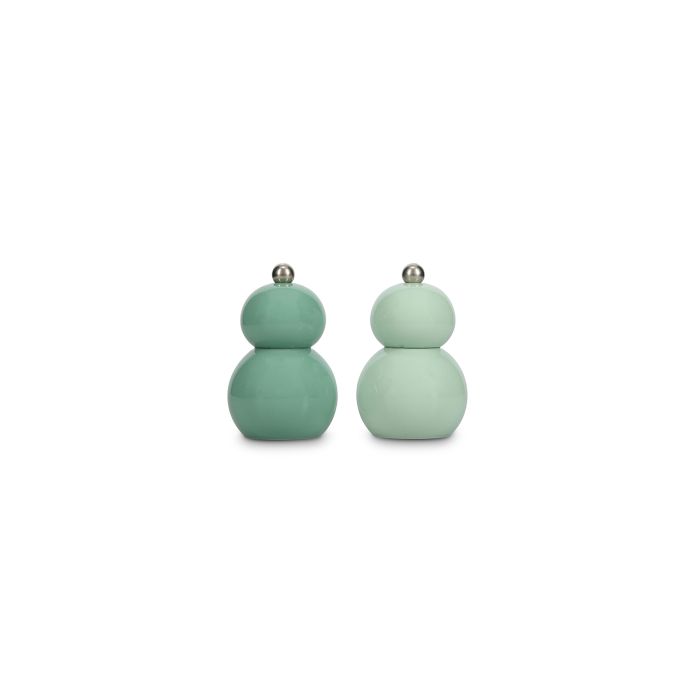 Pfeffer/Salzmühle H12cm grün Betty - 2er-Set