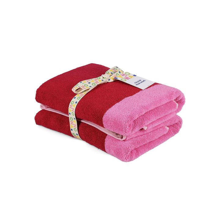 Badetuch 50x100cm blush pink Pixie - 2er-Set
