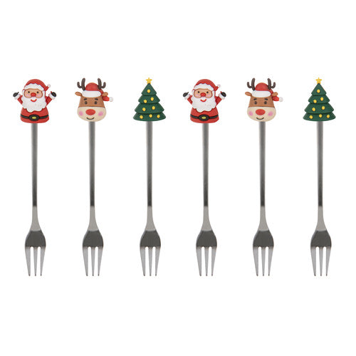Festive Fun Löffel- & Gabel-Set – 6-teilig