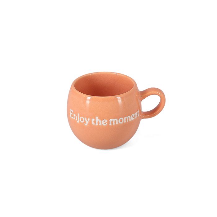 Becher 42cl "Enjoy the moment" pink Muggies