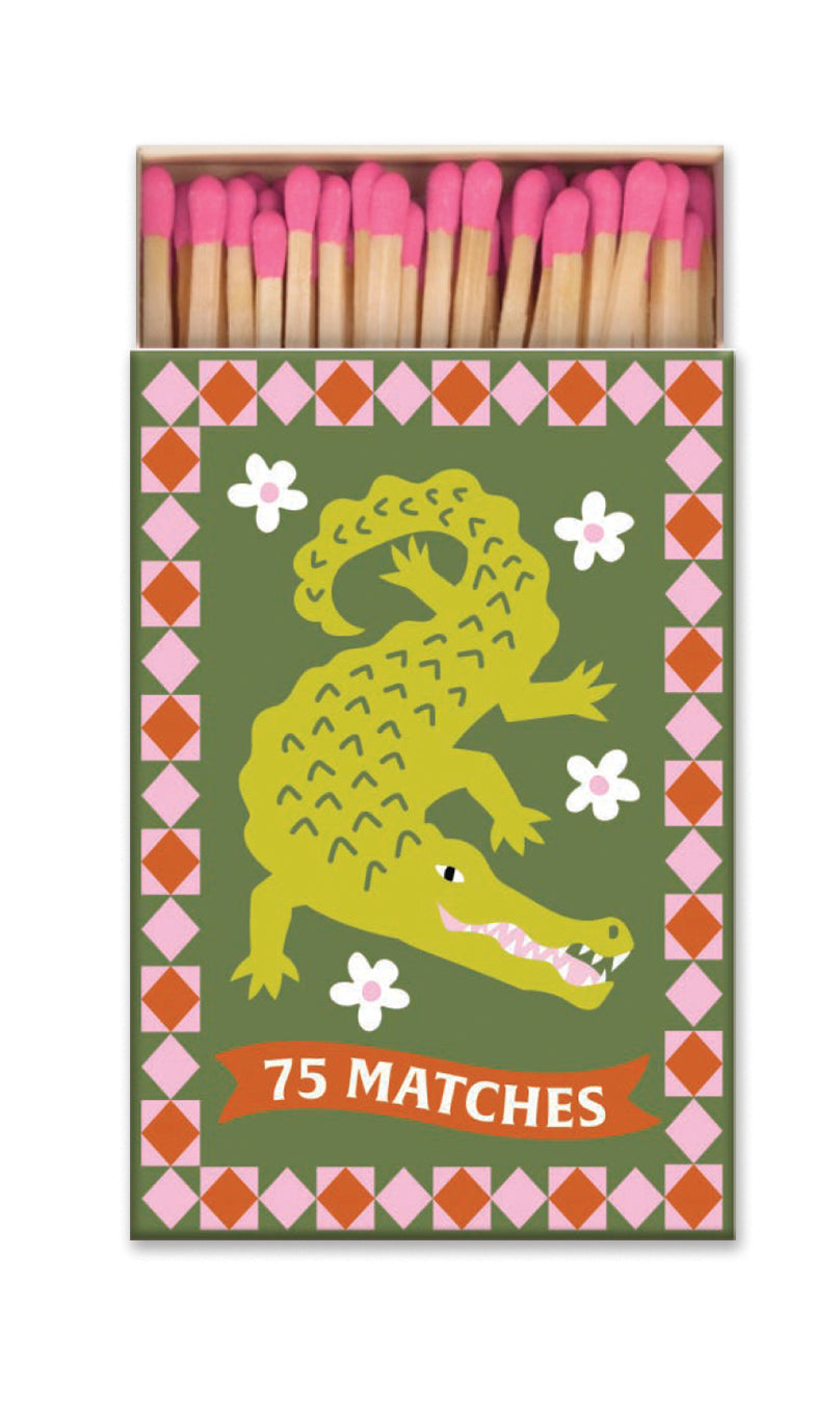 Streichhölzer Crocodile von Paddywax  - 75 Stück
