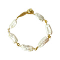Casey Pearls Armband – Süßwasserperlen & 14K vergoldet