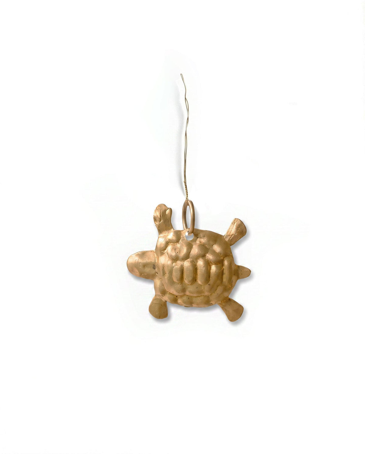 Dekoanhänger Schildkröte aus Messing
