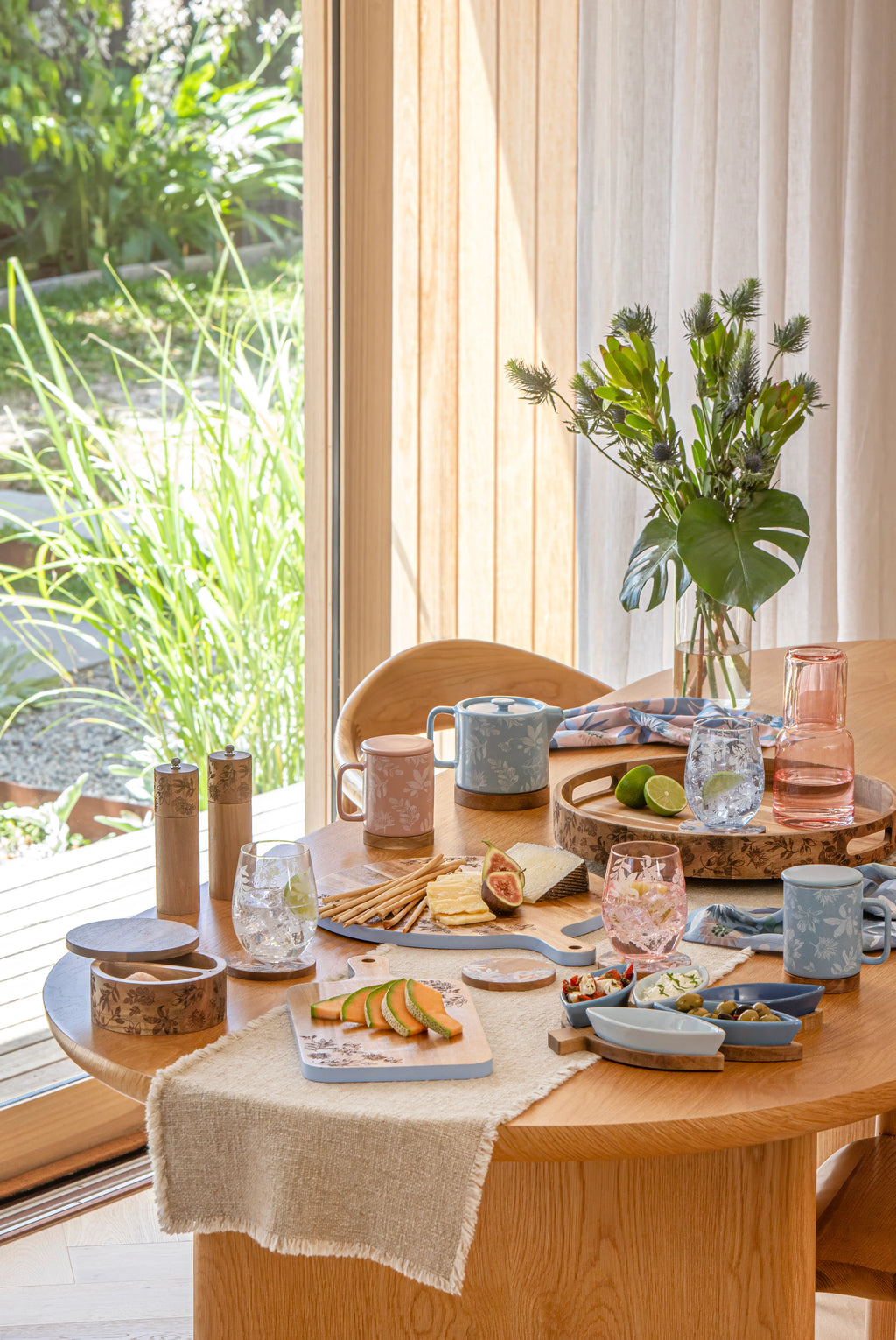 Mossman Keramik-Teekanne mit Teesieb –  Blue