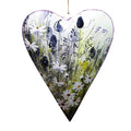Deko-Herz Wiesenblumen 28 cm
